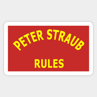 Peter Straub Rules Magnet